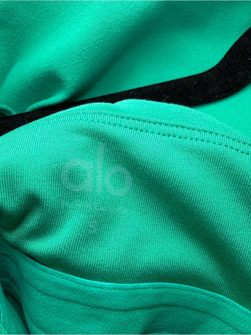 Alo Yoga Spruce Green Pleated Mini Athletic Dress - Picture 4 of 5